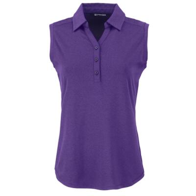 Cutter & Buck Forge Eco Stretch Recycled Womens Sleeveless Polo Thumbnail